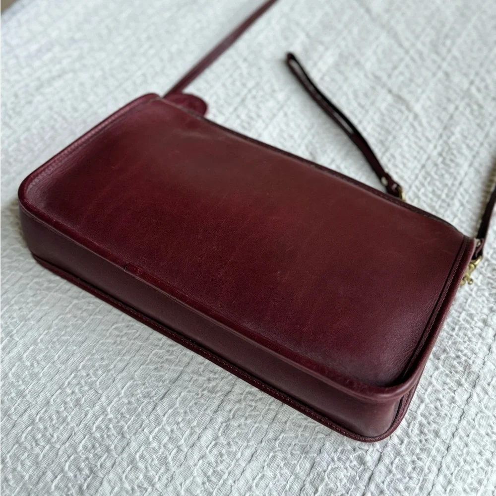 SOLD DONT BUY Vintage 70s 80s leather crossbody bag Kosta’s originals Small - Picture 5 of 16